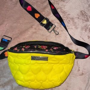 QUILTED LEMONDROPS BETSEY JOHNSON FANNY PACK